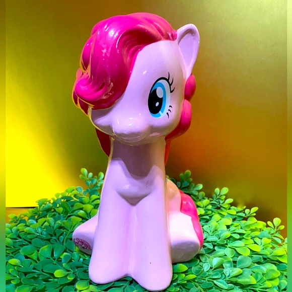 MY LITTLE PONY VTG 2014 PINKIE PIE PONY COLLECTIBLE CERAMIC COIN BANK 9.5” - Picture 6 of 15